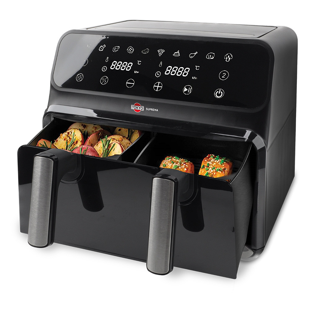 AIR FRYER TOKYO SUPREMA 8L DOBLE CANASTA