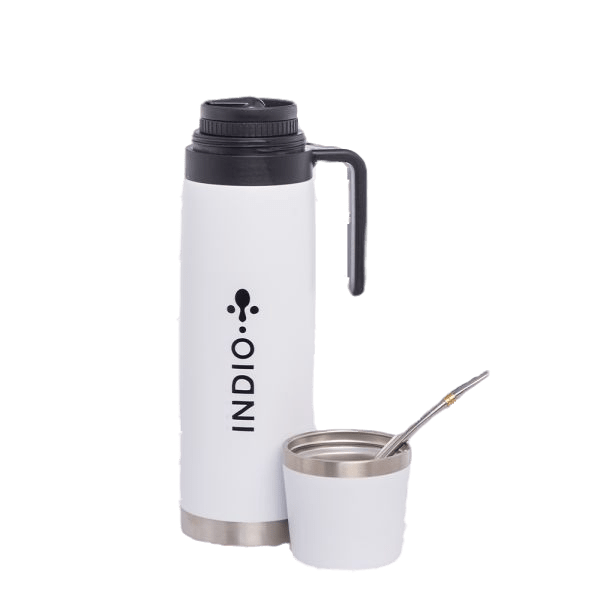 Set de mate 3 en 1 Inox 1LT. Blanco S/Silicona