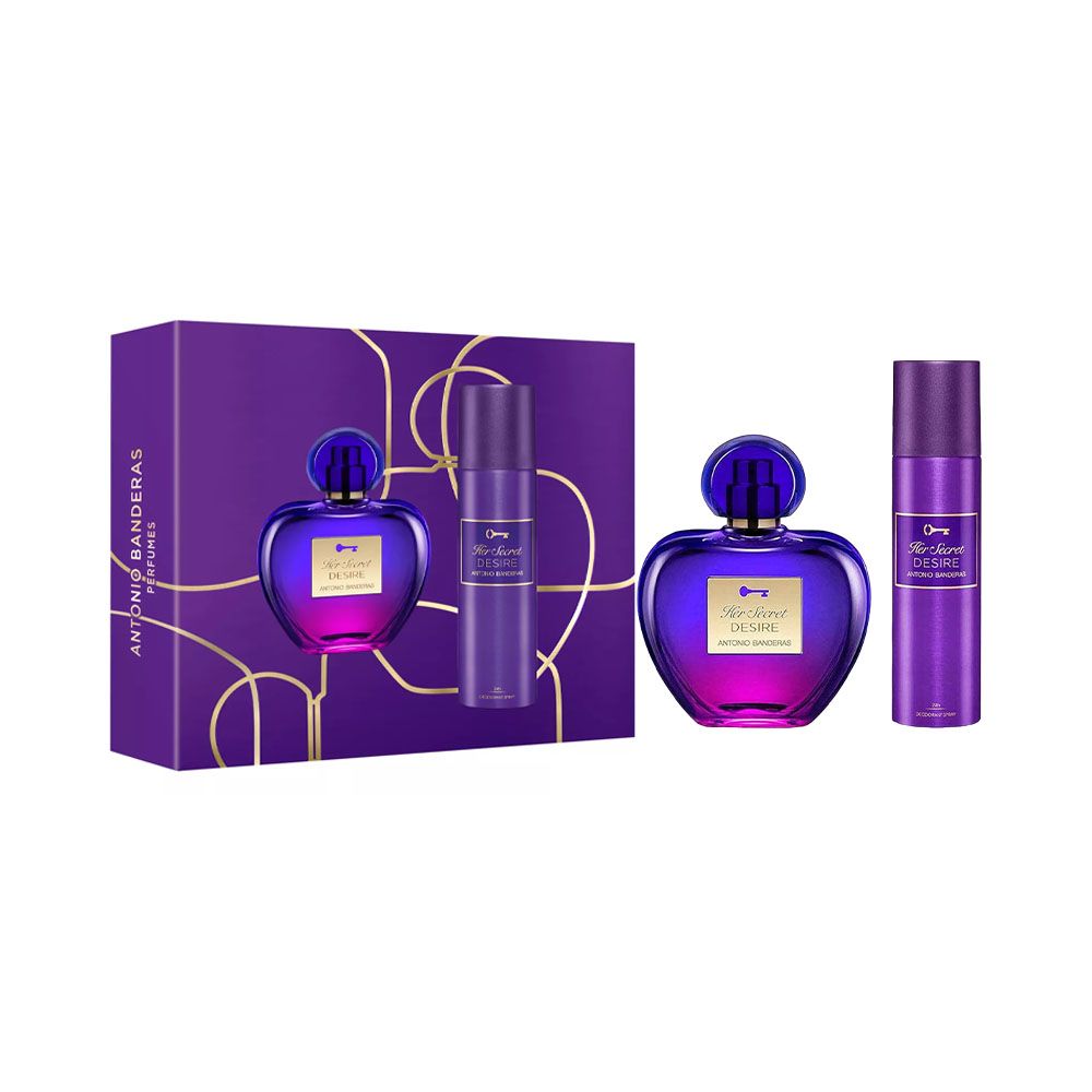 Kit  AB HER SECRET DESIRE GOLD 80ML